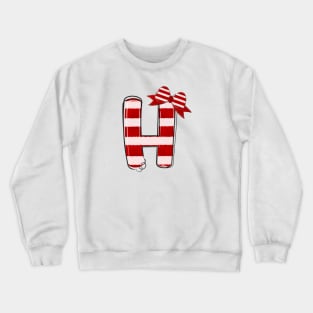 Letter H (Christmas Alphabet) Crewneck Sweatshirt